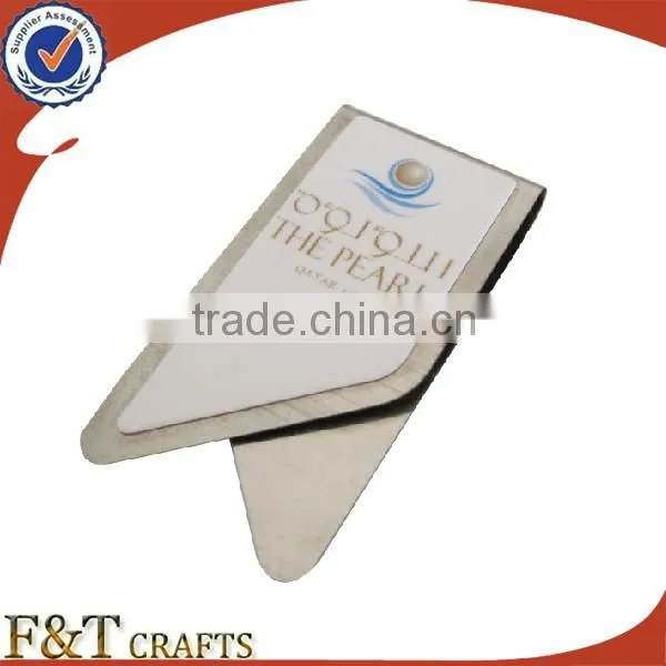 Wholesales deifferent size stainless steel paper clip holder for paser logo