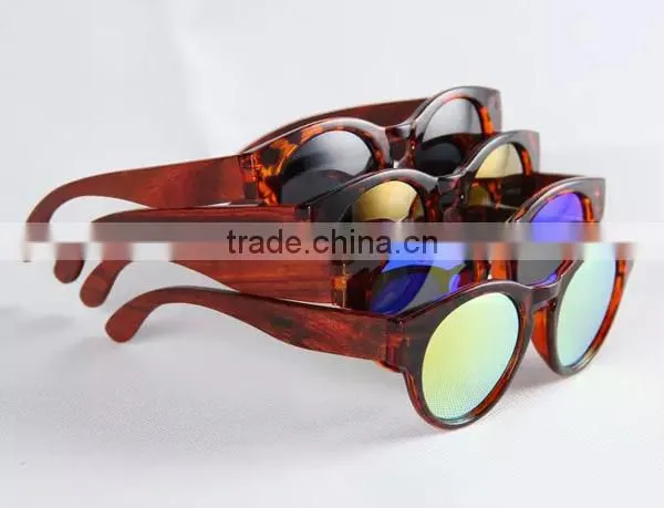 2015 High quality FDA natural bamboo acetate sunglasses