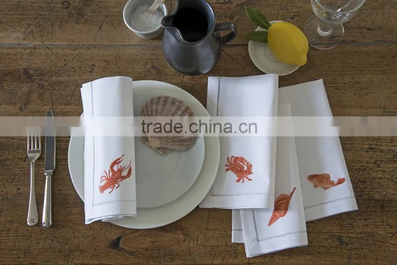 cotton embroidery napkin