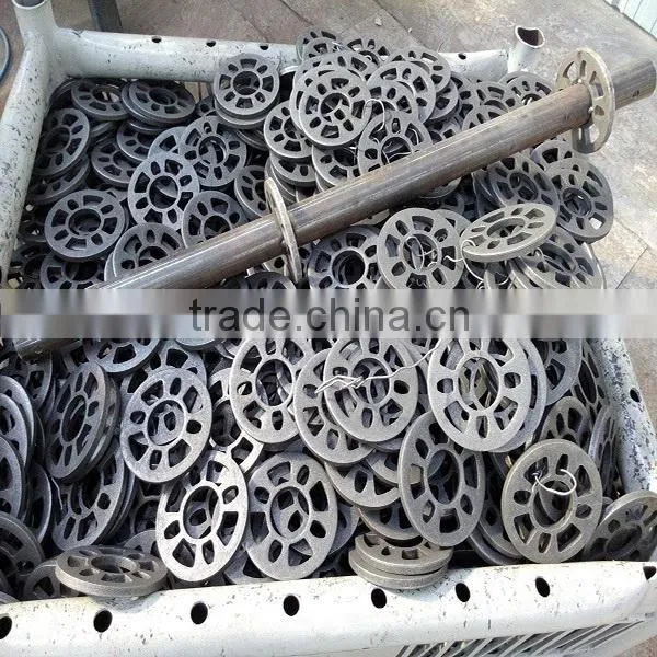 Precision casting scaffolding accessories and ledger head and ring lock