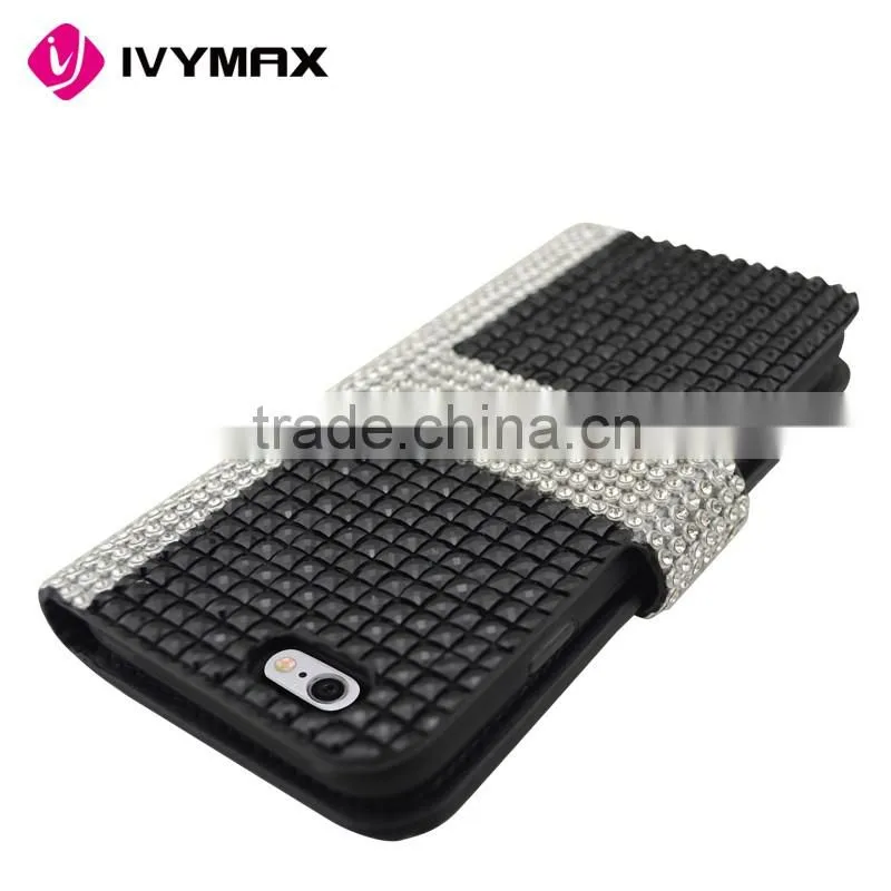 TPU+crystal rhinestone material bling bling crystal phone case for apple iphone 6s compatible brand