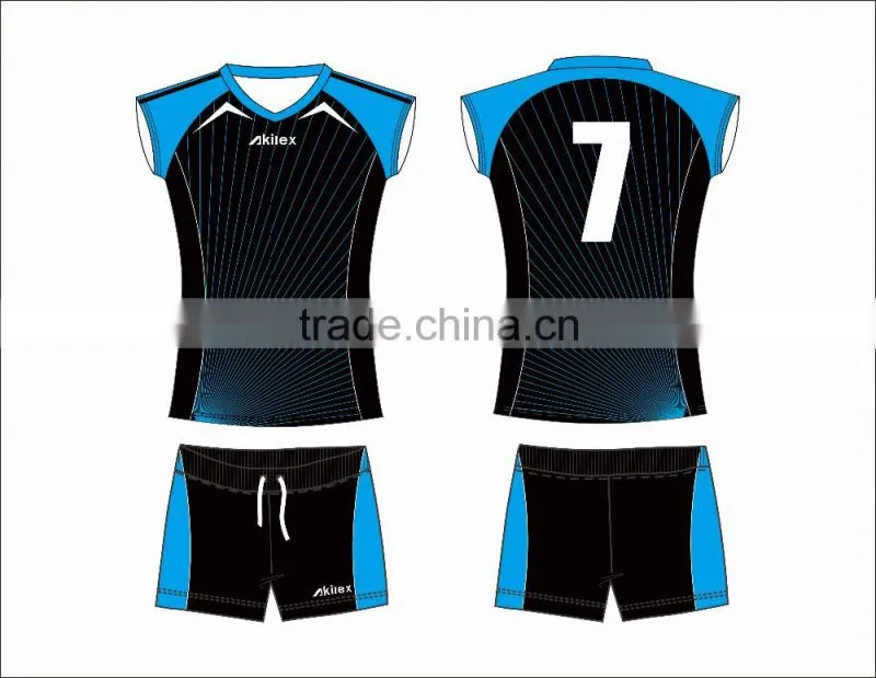 custom design volleyball jersey with high quality
