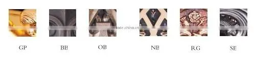 Fashion brass door lock BS0388GP