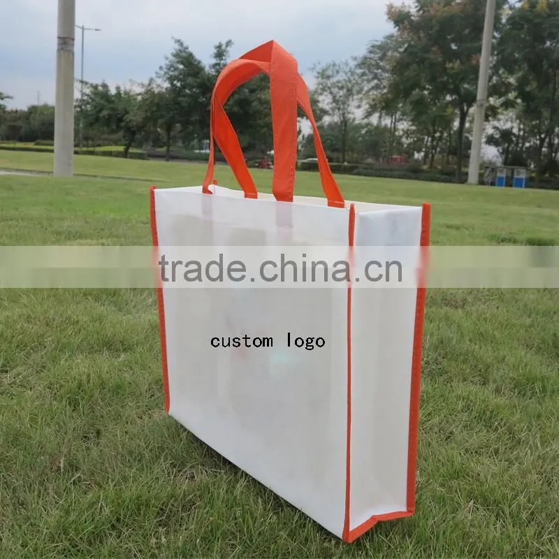 Eco-friendly promotional pp non woven advertising bag for shopping bag