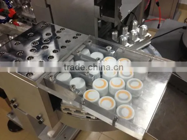 four color vertical pad printing machine for plastic lid with China manufacturer