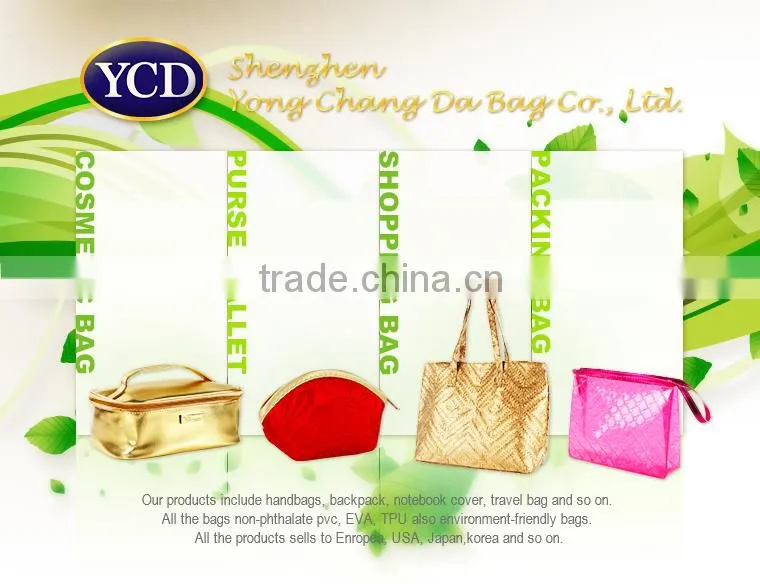 Clear PVC Plastic Packaging Bag With Piping