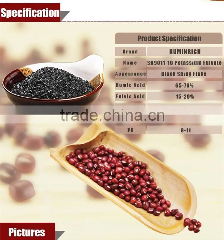FAQ 30--Huminrich Potassium Fulvic Acid Fertilizer For Red Bean