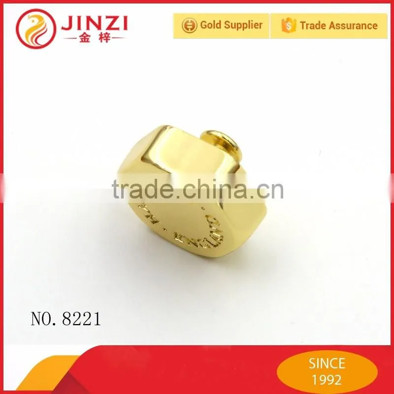 Custom various type decorative metal rivet with logo