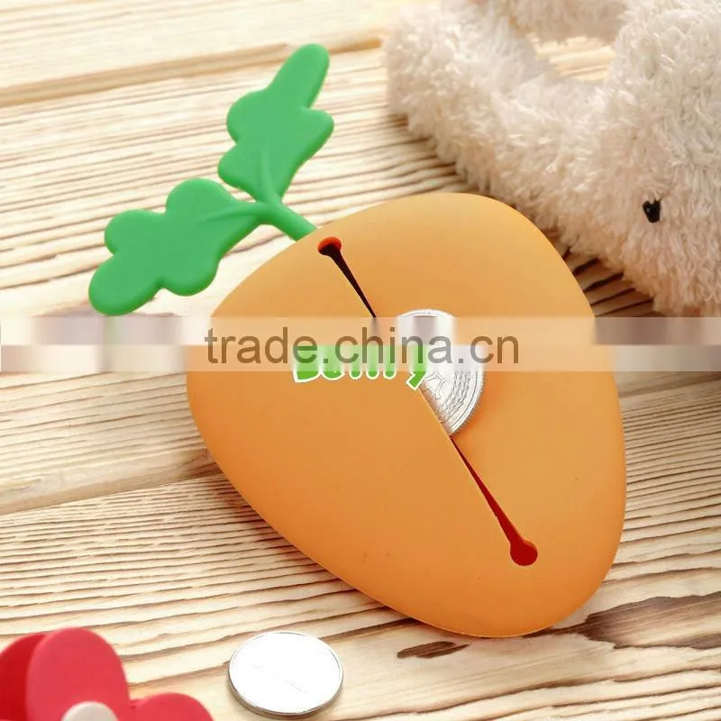 Coin bag(Carrot shaped coin bag)
