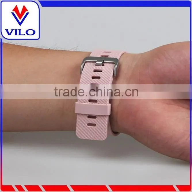 Mutil-color Metal bumper silicon watch band for Fitbit Blaze