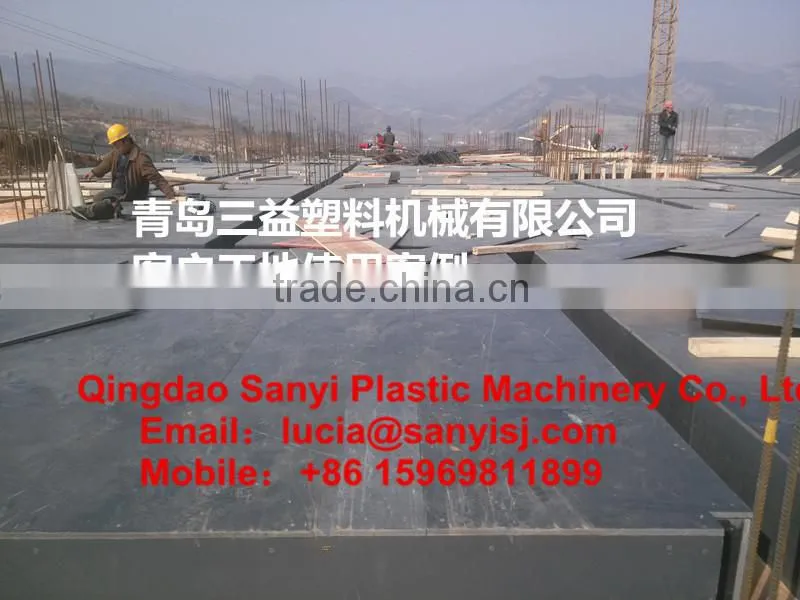 Reusable PVC Construction Formwork Extrusion Line, PVC Foam Board Machine, WPC Foam Board Production Line
