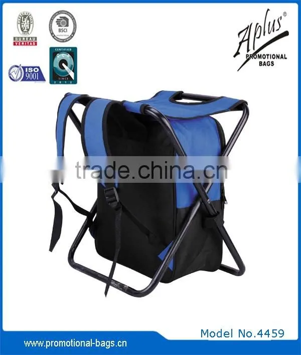 owning chair and folding cooler backpack
