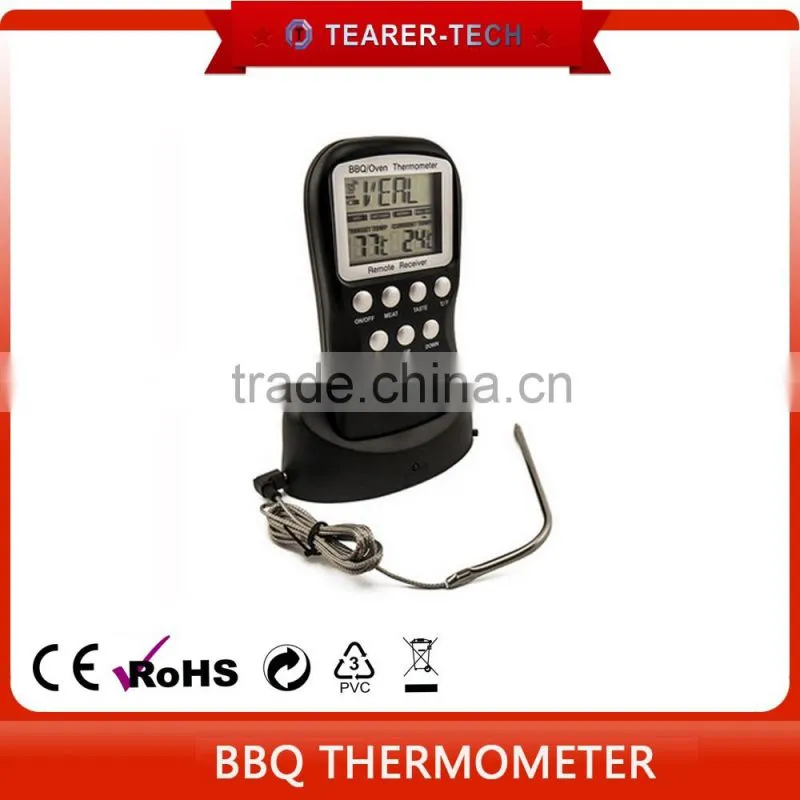 Wireless Remote BBQ/ rice/ food/ Meat Thermometer for temperature measuring TL-62 with lowest price