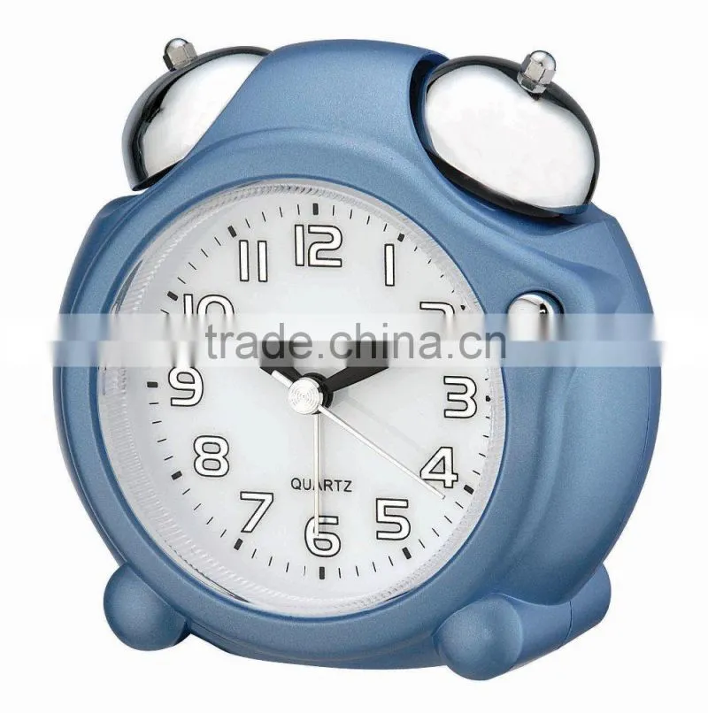 Hot selling metal double bell alarm clock