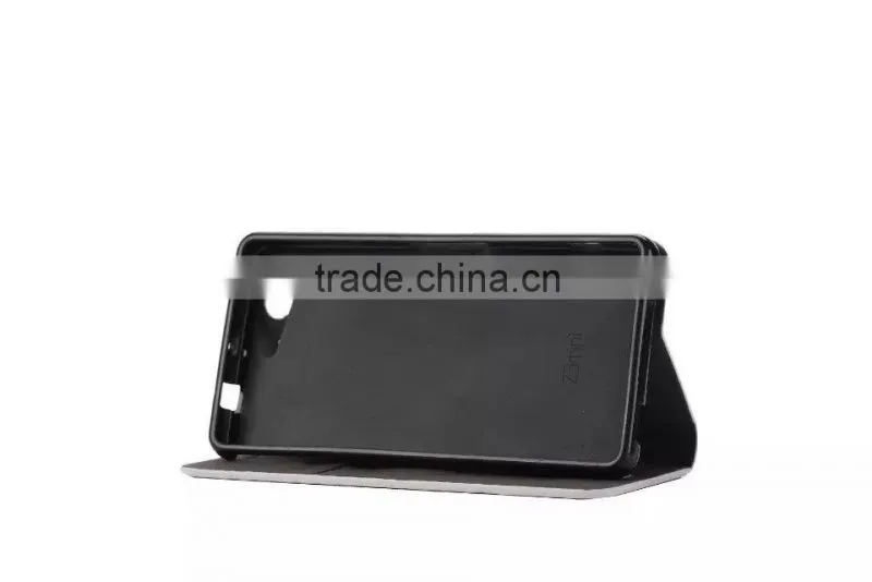 Fabric wallet leather case for Sony Xperia Z3 mini