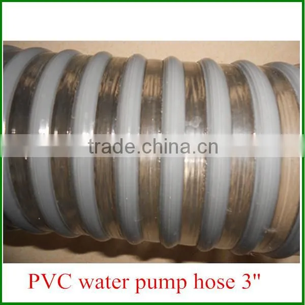 PVC Plastic Spiral Reinforced Suction Water Garden Pipe Hose