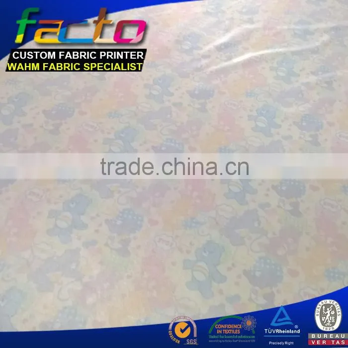 Custom Printing, PUL baby diaper, laminated pul fabric by the yard