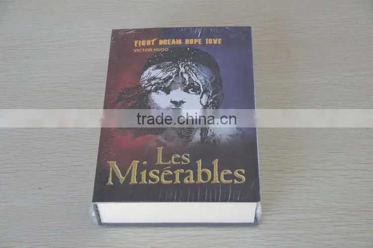Printed Book Safe Box, Book Box, Money Safe Box- Les Miserables