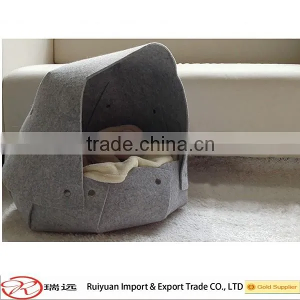 2016 Up To Date Alibaba Durable Stylish Lovely Felt Cat Cave For Pet