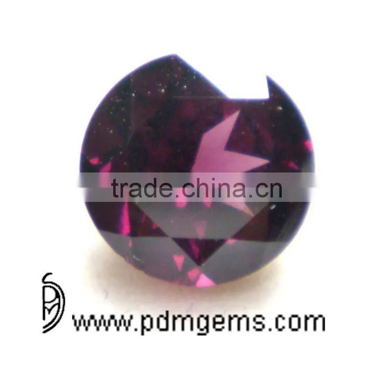 Top Quality Rhodolite Garnet Round Cut For Silver Pendant