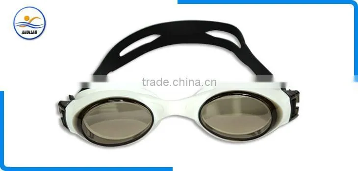 Factory direct custom diving swimming safety anti fog waterproof silicone underwater goggles for glasses