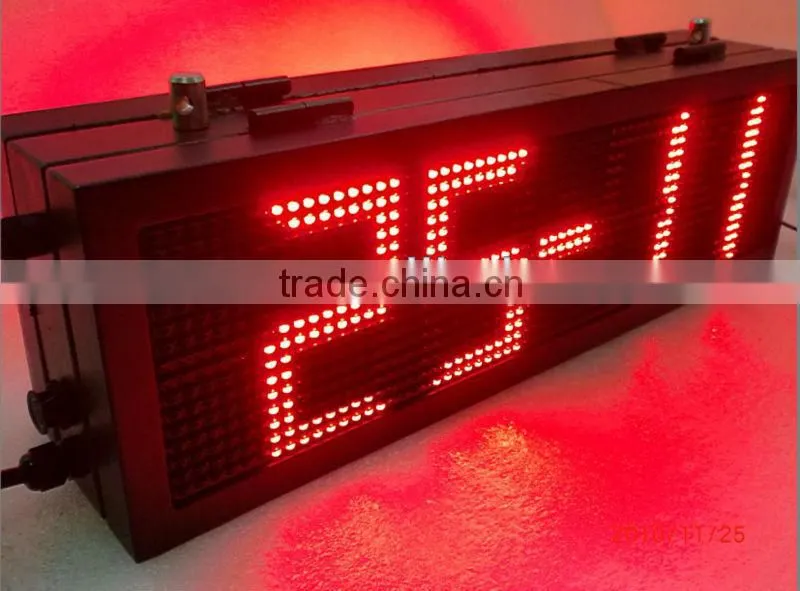 10'' Led Time And Temperature Sign Board