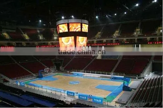 Big viewing angle giant volleyball football basketball soccer stadium perimeter led display