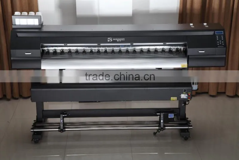Cheap 1.8m large format dye sublimation inkjet printer with double 5113 print head for sale in china
