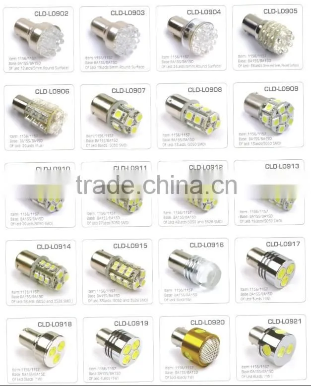Red,Yellow,Blue,Green,White,Colorful S25 22SMD car led light