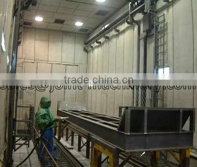 air sand shot blasting room/sand blasting room
