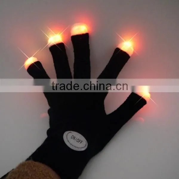 2016 Halloween Light Up Gloves Free Shipping,light gloves led