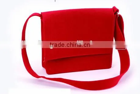 High quality colorful wool felt bag for girls