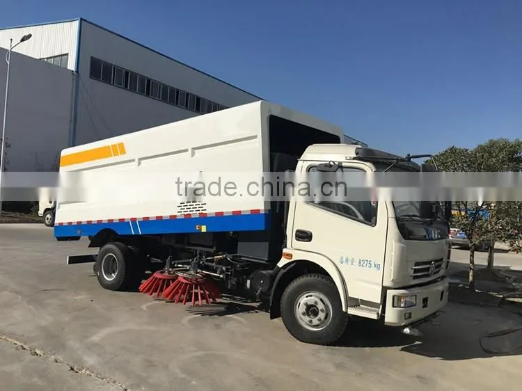 High performance Dongfeng 4cbm road cleaning truck
