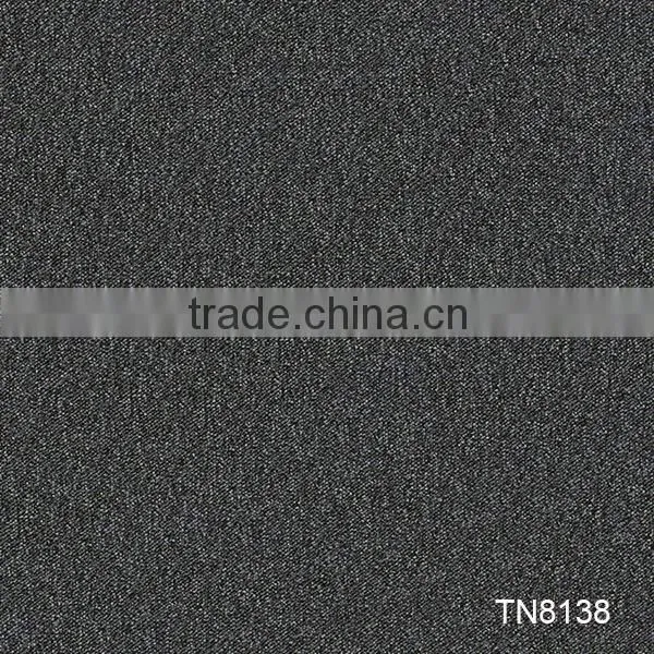 Fire resistance heavy commercial carpet tile with PVC backing
