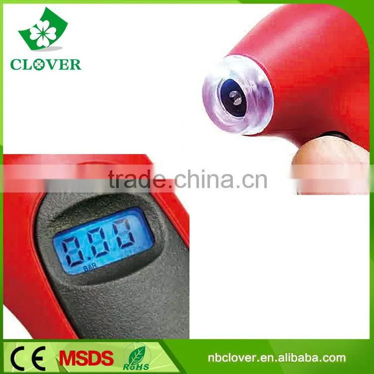 Plastic car tool pressure range 3-100psi digital tire pressure gauge