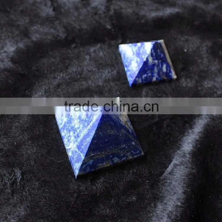 Beauteous High Quality Natural Lapis Lazuli Crystal Stone Pyramids For Sale Decor