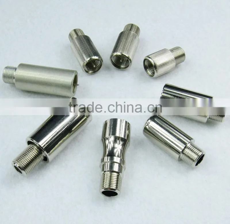 rg6 coaxial cable F type locking terminais e conectores