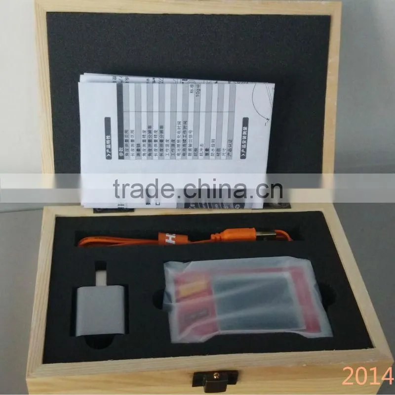 +/-90deg Range Magnetic Bottom Digital Bevel Box Inclinometer Spirit Level With High Accuracy 0.05deg