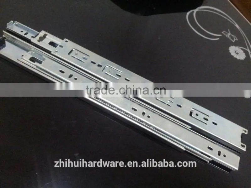ZY:45mm ( 1.0*1.0*1.2mm )3-Fold Telescopic Drawer Slide