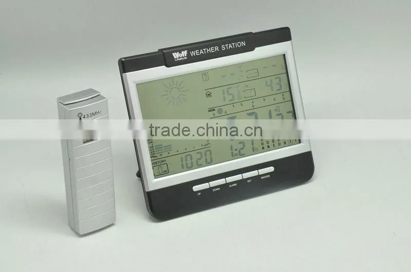 2013 NEW ARRIVAL promotional LCD REDIO CONTROLLED table clock RL142