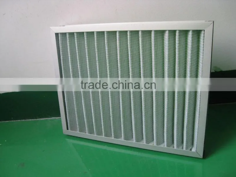 OEM Pre Efficiency Pleated Panel Air Filter for central air-codition and clean room