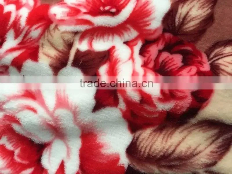 Decorativered Ribbon Flowers Flannel Velvet for Middle East Dress