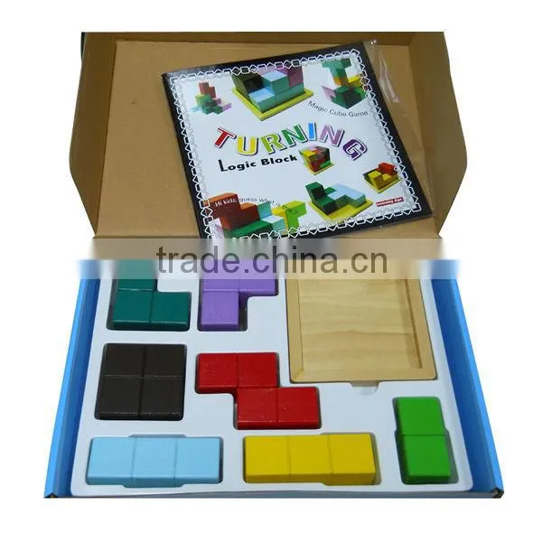 Logic color detective puzzle for kids