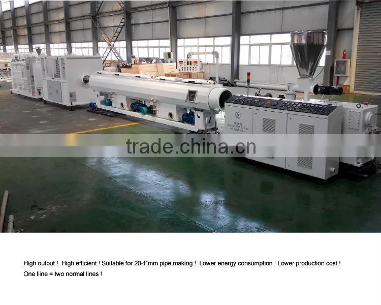 High output 800mm PVC pipe line