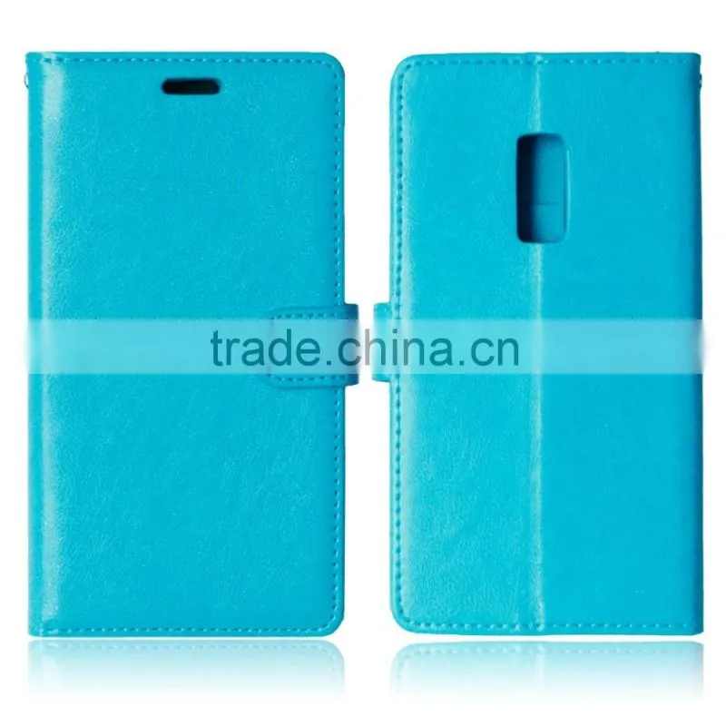 Mobile Phone PU Leather Flip Card-slot Case for OnePlus 2