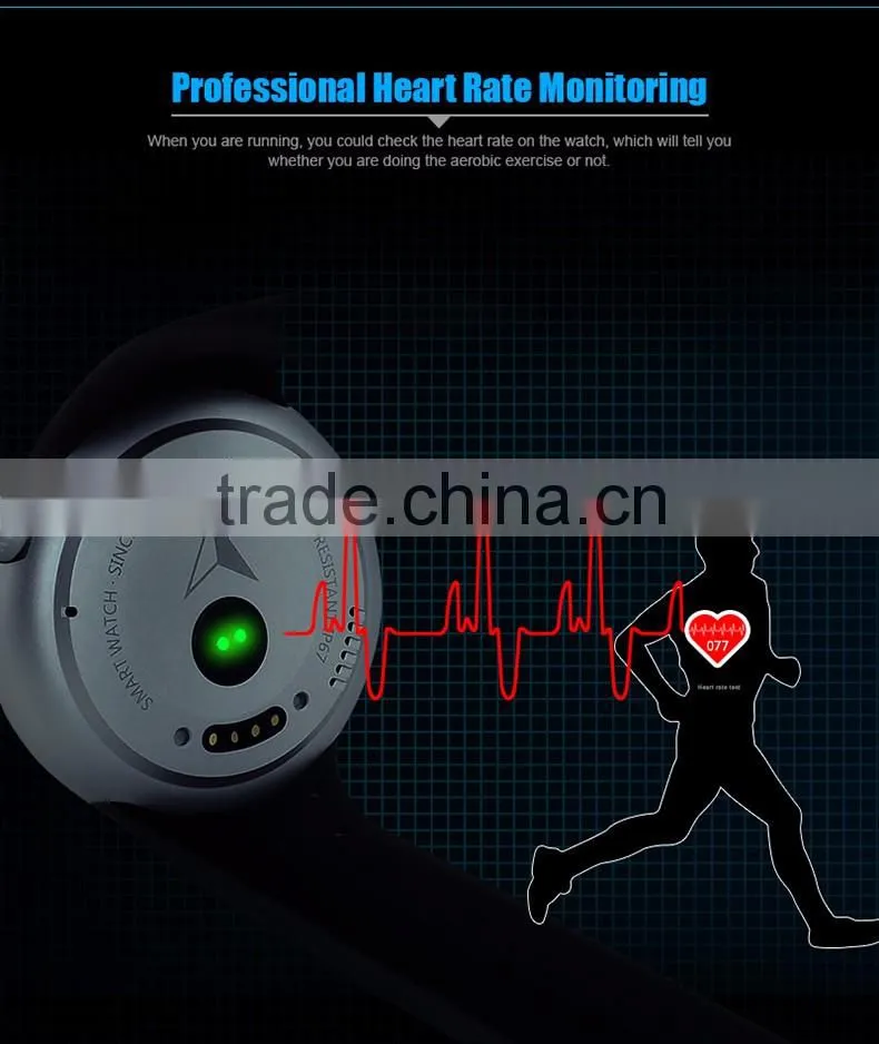 Neoon Simple Design EXE WATCH Heart Rate Monitoring Smart Fitness Watch C1