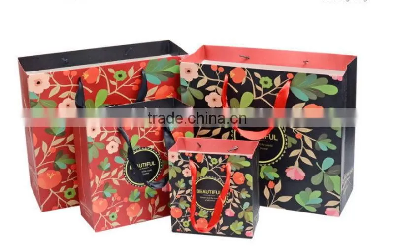 Designer classical famous brand paper bag
