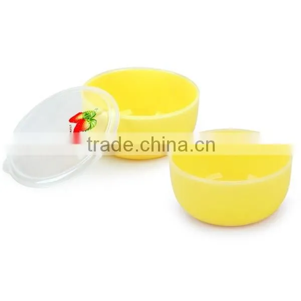 Heatable Plastic Noodle Bowl WIth Lid