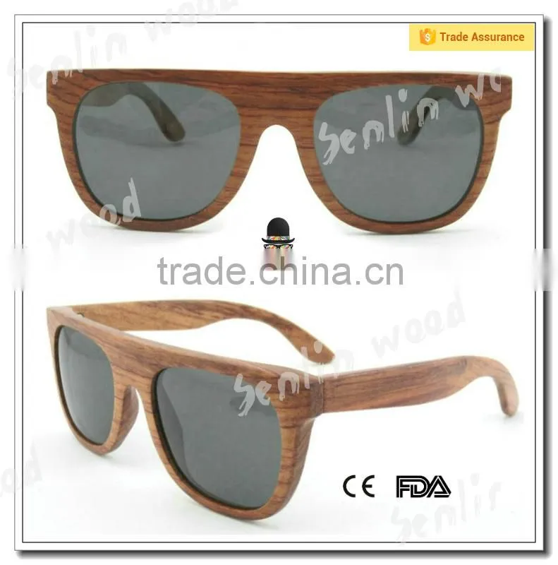New Style Polarized Sun Glasses Wood For fashion women and handsome men