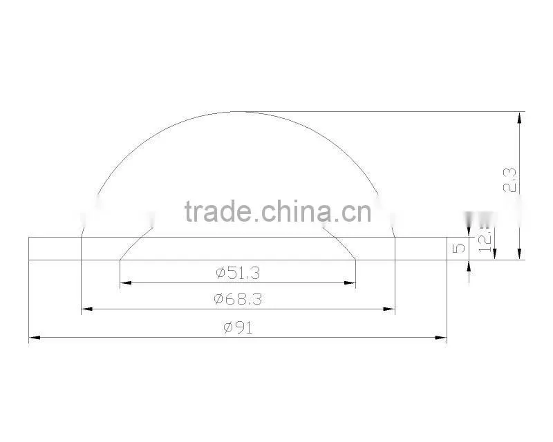 led explosion-proof light lens (GT-91NA)
